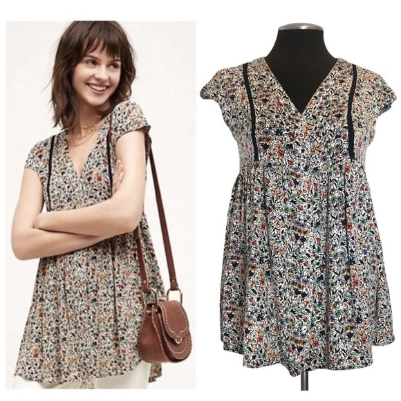 Anthropologie Vanessa Virginia Empire waist tunic XS - Picture 6 of 6